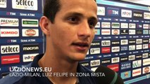 Lazio-Milan, Luiz Felipe in zona mista