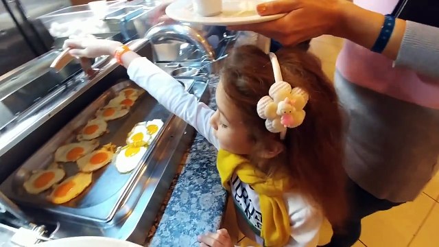 Porto bello hotel ilk sabah kahvaltı keyfi, otel turu, eğlenceli çocuk videosu