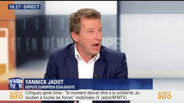 Selon Yannick Jadot, Nicolas Hulot n'a pas encore gagné son pari