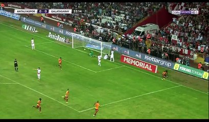 Bafetimbi Gomis Goal HD - Antalyaspor 0-1 Galatasaray - 10.09.2017