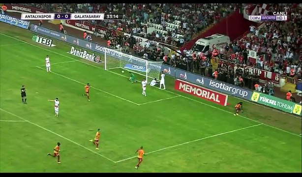 Bafetimbi Gomis Goal HD - Antalyaspor 0-1 Galatasaray - 10.09.2017
