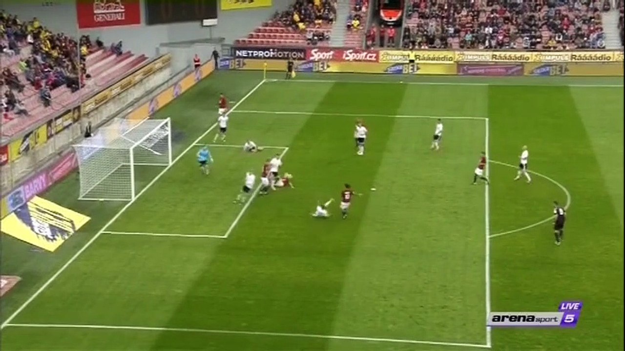 1-0 Tomáš Rosický Goal Czech Rep.  Synot-liga - 10.09.2017 Sparta Praha 1-0 MFK OKD Karvina