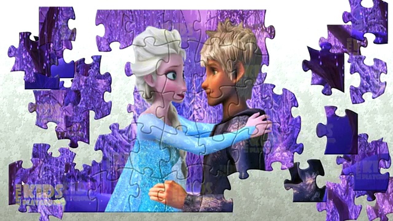 Disney Princess Elsa Love Problems and Elsa & Jack Love Frozen Puzzle Game for Kids