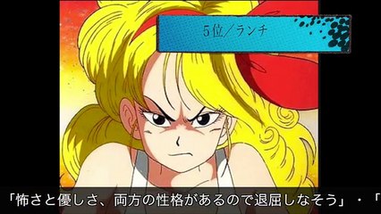 ドラゴンボールラZ 超のキャラで付き合いたい美女ランキング
