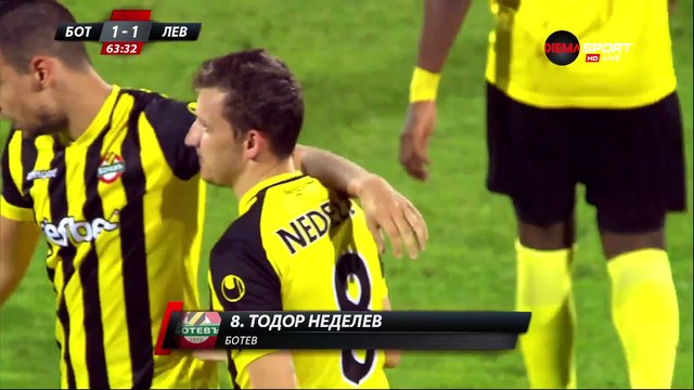 1-1 Todor Nedelev Goal Bulgaria A Grupa Regular Season - 10.09.2017 Botev Plovdiv 1-1 Levski Sofia