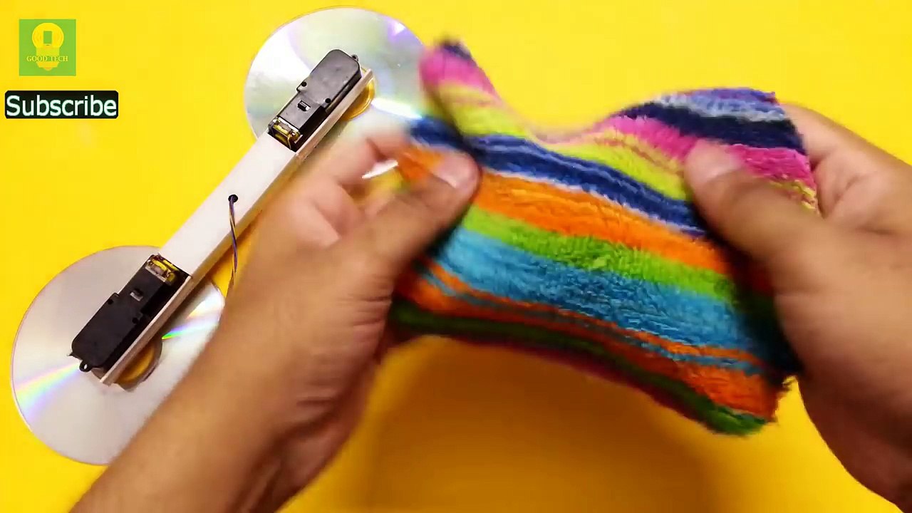 How to make a Remote Controlled Floor Cleaning Robot at home video