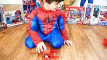 Batalla huevo gigante Niños maravilla apertura hombre araña superhéroe sorpresa juguetes veneno vs