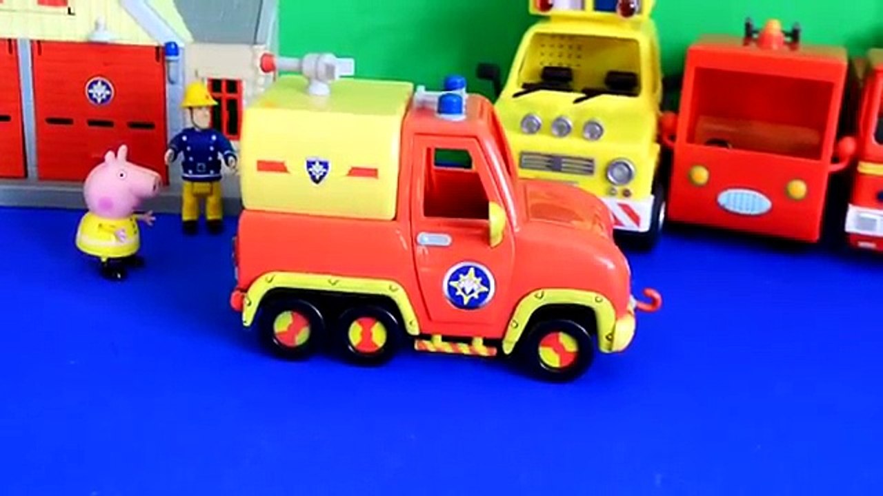 Banana TV - Fireman Sam Episode Pontypandy Jupiter Venus 4x4 peppa pigs fire engine