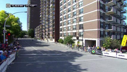 GPCQM 2017 - MTL - L'écart entre Boswell, son poursuivant et le peloton.