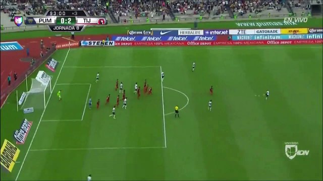0-2 Luis Ángel Mendoza Goal Mexico Primera Division Apertura - 10.009.2017 UNAM Pumas 0-2...