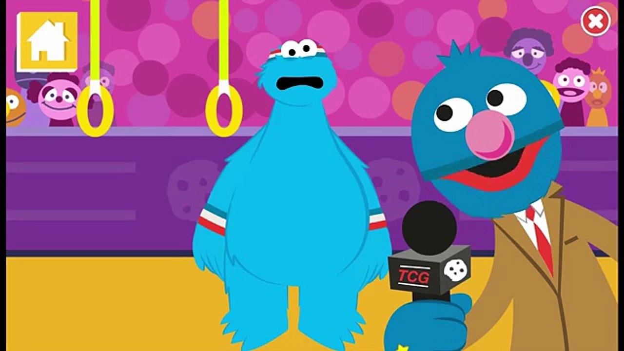 SESAME STREET! Lets Play with Cookie Monster! Learn and Fun Games for Kids.