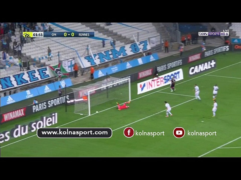 Marseille 0 - 1	Rennes # Amazing Goal Khazri