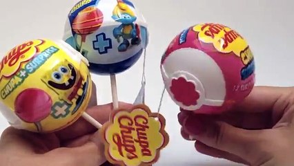 Pâques des œufs sucette Bob léponge Surprise chupachups surprise kinderjoy disneyprincess