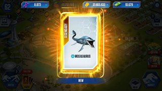 Todos tarjeta Edición juego jurásico limitado apertura paquete estrellas Mundo Mosasaurus 3