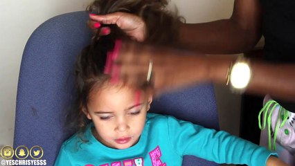 BALLERINA BUN ON TODDLER GIRLS HAIR! | CUTE HAIRSTYLE FOR LITTLE GIRLS!