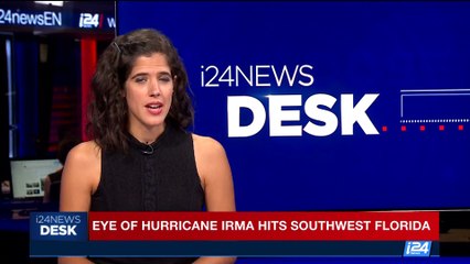 i24NEWS DESK | Irma strengthens to category 4 Hurricane | Sunday, September 10th 2017