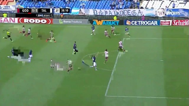 1-1 Joao Rojas Goal Argentina Primera Division - 10.09.2017 Godoy Cruz 1-1 Talleres Córdoba