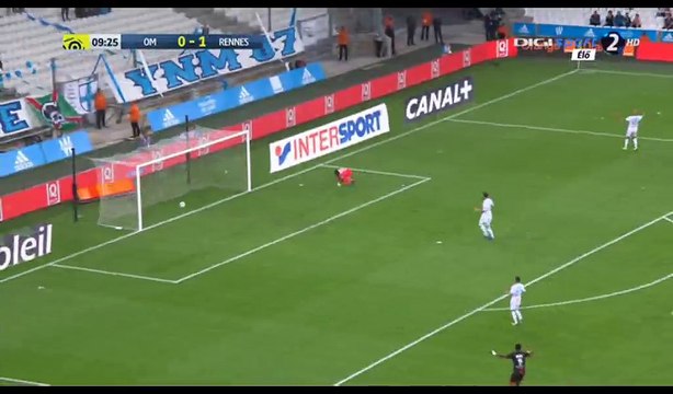 Benjamin Bourigeaud Goal HD - Marseille 0-2 Rennes - 10.09.2017