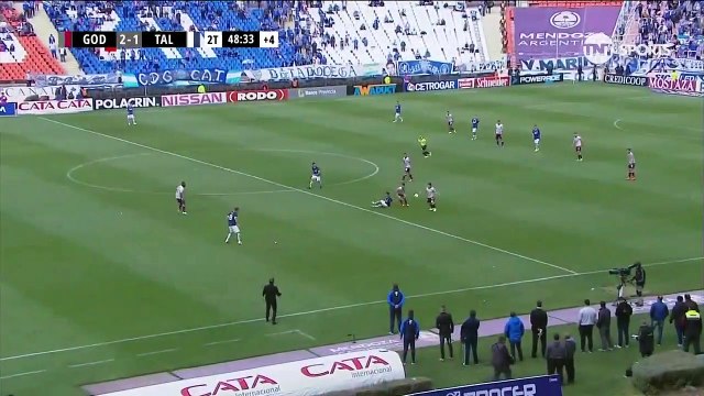 2-1 Santiago García Goal Argentina Primera Division - 10.09.2017 Godoy Cruz 2-1 Talleres Córdoba