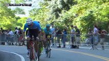 GPCQM 2017 - MTL - Antoine Duchesne en plein effort au haut de la montagne.