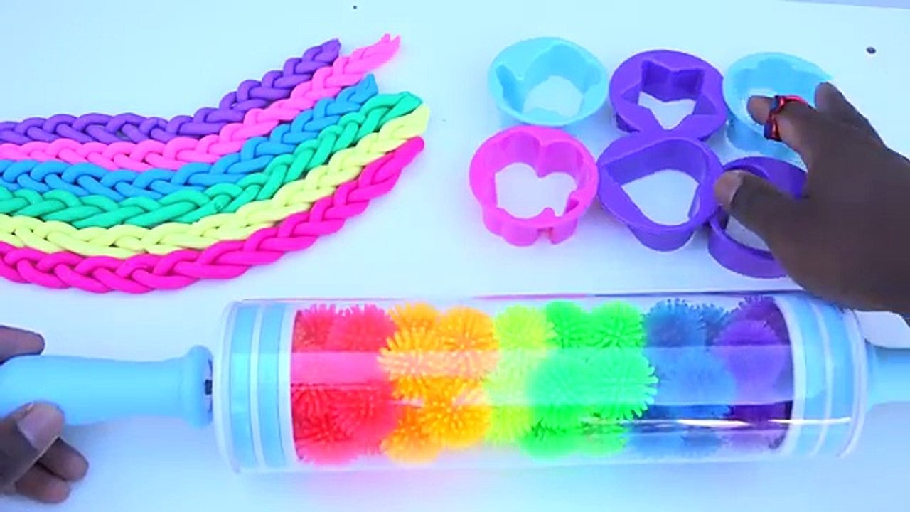 Tresses argile ce qui bricolage complet briller la modélisation jouer arc en ciel éclat contre Doh non playdough