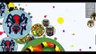 Et génial équipe vers le haut en haut avec Agar.io gameplay playcow arcadego