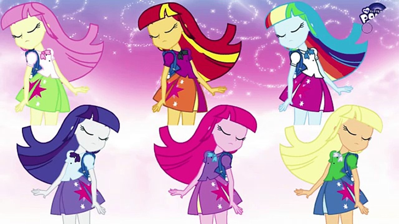 My Little Pony Equestria Girls Color Swap Transform Twilight Sparkle Into Mane 7 | Rainbow