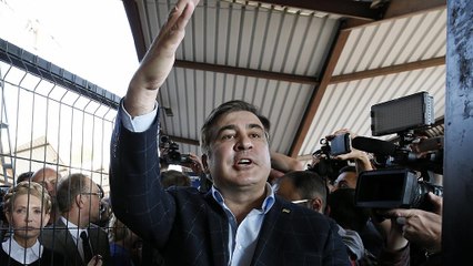 Ο Σαακασβίλι έσπασε το «μπλόκο» και μπήκε στην Ουκρανία