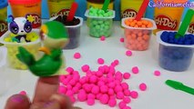 Play Doh Surprise Dippin Dots Yogurt SpongeBob Minions Hello Kitty Pokemon Littlest Pet Sh