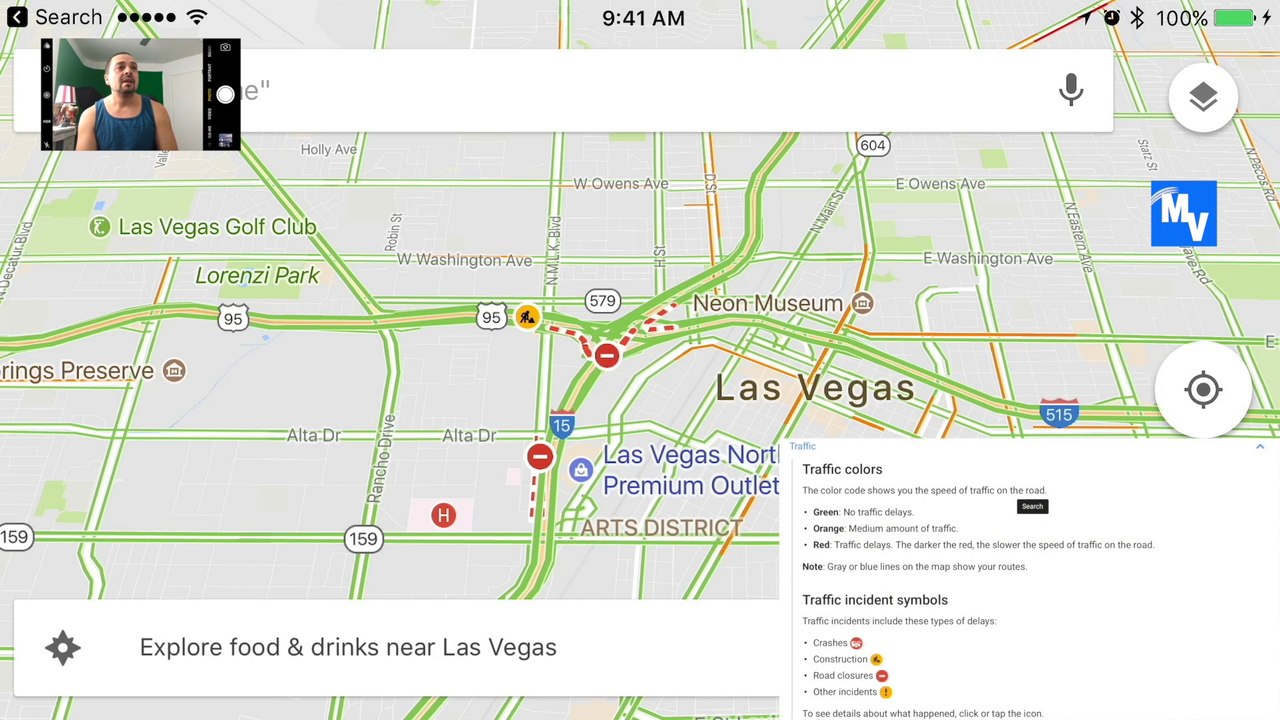 How-to see real time traffic using google maps