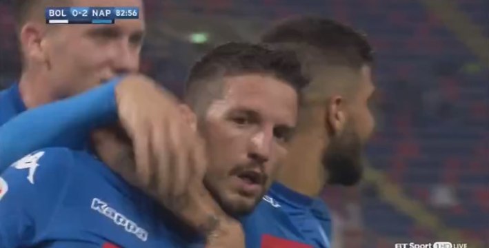Dries Mertens Goal HD - Bologna 0-2 Napoli 10.09.2017