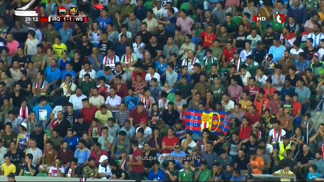 أهداف مباراة نجوم العراق 4-5 نجوم العالم | مباراة الأساطير 9-9-2017