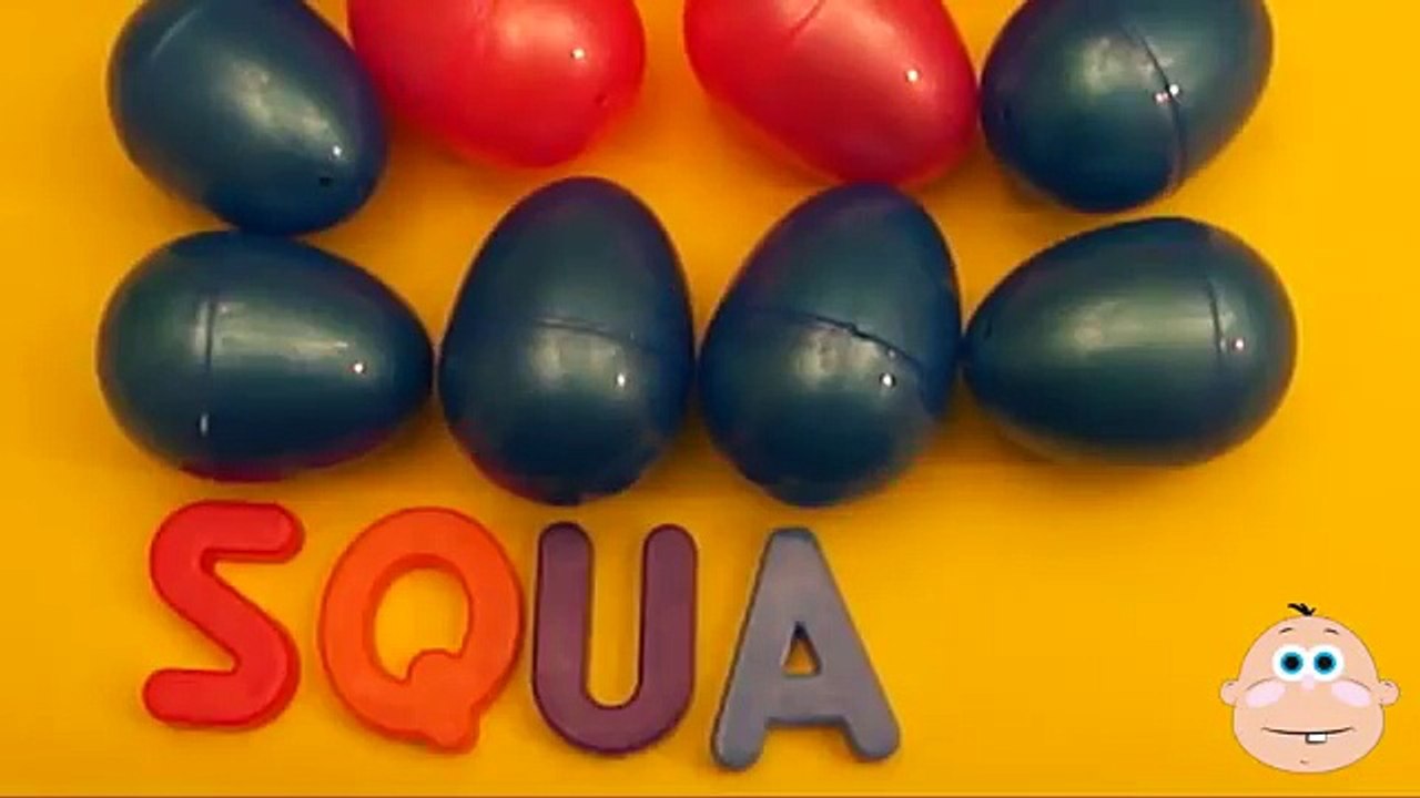 Learn Shapes and Counting with Surprise Eggs! Opening Eggs filled with Toys Candy and Fun!