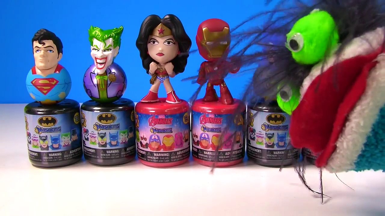 Batman and Avengers New Mashems! Wonder Woman, Joker, Harley Quinn