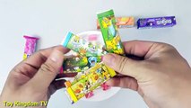 Cùng bóc kẹo Mentos cầu vòng 7 màu sắc-kẹo dẻo dâu, kẹo nho, kẹo cam,kẹo ô Video bóc các l