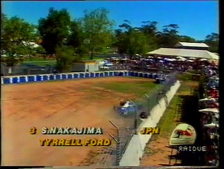 Gran Premio d'Australia 1990: Ritiro di S. Nakajima e sorpasso di Mansell a Berger