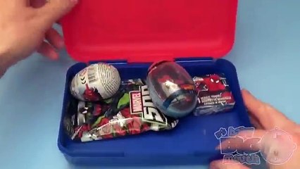 Baby Big Mouth Surprise Egg Pencil Case! With a Huge Giant Jumbo Spider Man Egg!