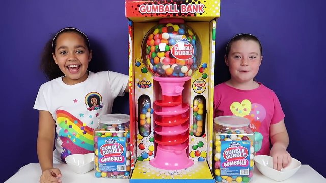 Giant Dubble Bubble Gumball Machine Bubble Gum Challenge SUPER GROSS!