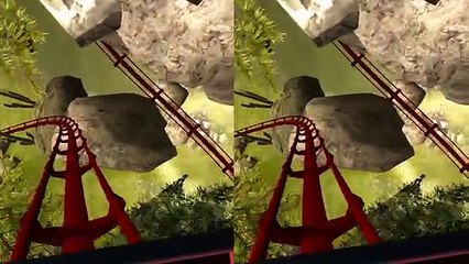VR roller coaster 3D SBS Google cardboard