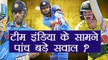 India vs Australia : 5 key points from Virat Kohli's side for first 3 ODIs |वनइंडिया हिंदी