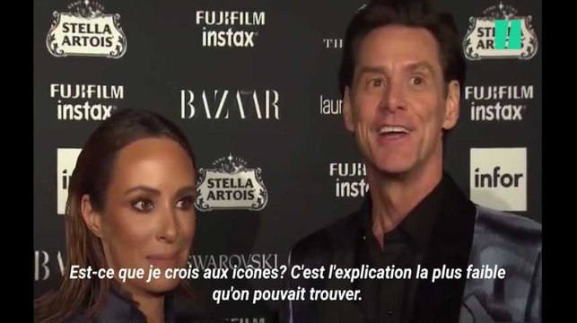 Il n'y a aucun sens à tout ça : l'interview surréaliste de Jim Carrey à la Fashion Week de New-York