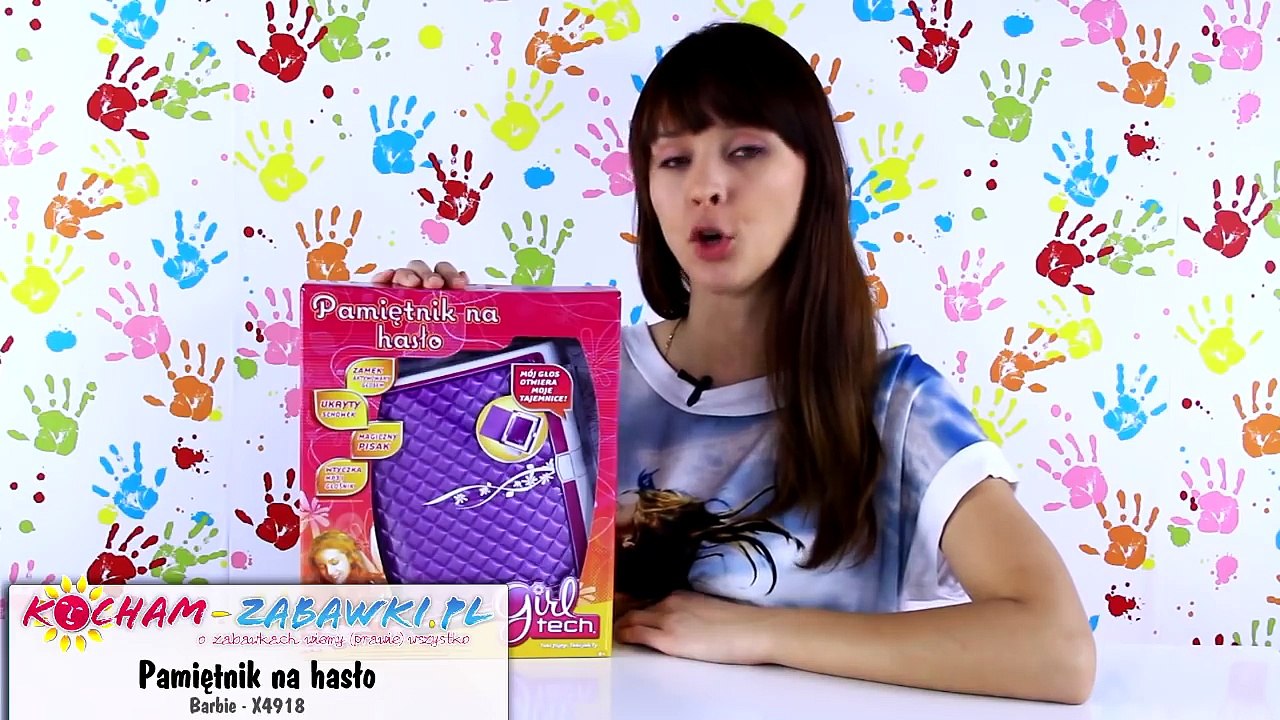 Password Journal / Pamiętnik Na Hasło - Polska Wersja Językowa MP3 - Barbie - Mattel - X4918