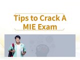 Tips to Crack AMIE Exam