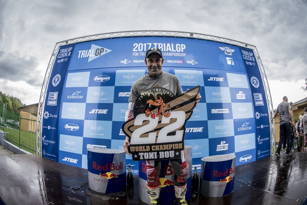 Toni Bou, campeón del mundo de trial por ¡22ª vez!
