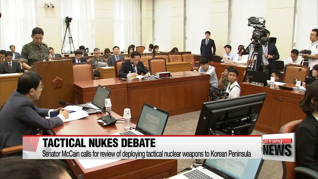 John McCain calls for review of deploying tactical nuclear weapons on Korean Peninsula
