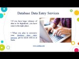 Database Data Entry Services, India | Sasta Outsourcing Services