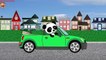Et machines dessins animés pro bébé panda à colorier couleurs enseigner convertibles vert