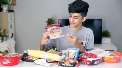 ‪جربت‬ الاكل الكوري لاول مره !! | جاوبت على اسئلتكم ❤️.