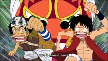 Luffy & Usopp run from the Ball Dragon - Team Luffy vs Satori #610