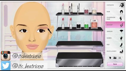 Stardoll Makeup Tutorial _ Ariana Grande Makeup Look
